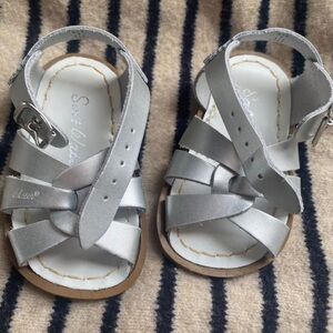 Kids Silver Sandals
